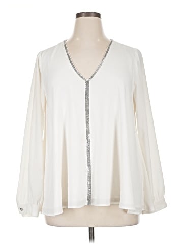 Karen Kane Long Sleeve Blouse (view 1)