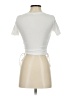 Zara Ivory Short Sleeve Top Size S - photo 2