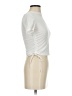 Zara Ivory Short Sleeve Top Size S - photo 4