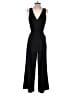 A New Day 100% Polyester Solid Black Jumpsuit Size XS - photo 2
