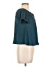 Torrid 100% Polyester Teal Short Sleeve Blouse Size Lg Plus (0) - photo 4