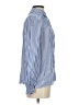 Max Studio Stripes Blue Long Sleeve Blouse Size S - photo 4