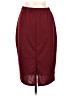 Unbranded Solid Burgundy Formal Skirt Size L - photo 2