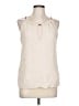 Freeway Ivory Sleeveless Blouse Size L - photo 1
