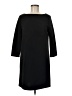 Daisy Fuentes 100% Polyester Solid Black Casual Dress Size M - photo 1