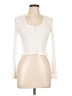 BEIGE BOTANY Ivory Long Sleeve Top Size L - photo 1