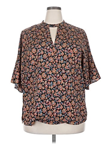 Jason Wu Collective Short Sleeve Blouse (view 1)