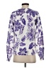 Ann Taylor LOFT Paisley Purple Pullover Sweater Size XS - photo 2