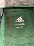 Adidas 100% Polyester Green Active T-Shirt Size 10 - 12 - photo 3