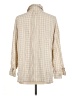 Max Studio Houndstooth Ivory 3/4 Sleeve Button-Down Shirt Size M - photo 2