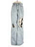 PacSun 100% Cotton Graphic Silver Blue Jeans Size 25 waist - photo 1