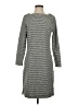 Duluth Trading Co. Stripes Gray Casual Dress Size S - photo 1