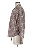 RVCA Plaid Burgundy Long Sleeve Button-Down Shirt Size M - photo 5