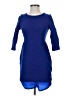 J.Crew 100% Wool Solid Blue Cocktail Dress Size 4 - photo 1