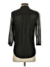 Babaton 100% Silk Black 3/4 Sleeve Silk Top Size XXS - photo 2
