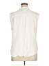 Apt. 9 100% Rayon Ivory Sleeveless Button-Down Shirt Size XL - photo 2
