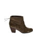Sam Edelman 100% Leather Brown Green Ankle Boots Size 8 1/2 - photo 1