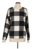 Old Navy 100% Polyester Checkered-gingham Black Pullover Sweater Size L - photo 1
