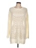 Unbranded 100% Acrylic Ivory Pullover Sweater Size L - photo 1