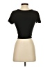 Shein Black Short Sleeve Top Size S - photo 2