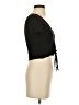 Shein Black Short Sleeve Top Size S - photo 4