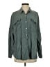 Boutique + Green Long Sleeve Button-Down Shirt Size XS - photo 1