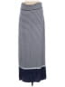 Max Studio Stripes Gray Casual Skirt Size L - photo 1
