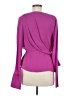 Atlein Collective 100% Polyester Purple Long Sleeve Blouse Size 6 - photo 2