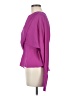 Atlein Collective 100% Polyester Purple Long Sleeve Blouse Size 6 - photo 5