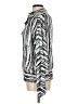 MICHAEL Michael Kors 100% Polyester Animal Print Silver Long Sleeve Blouse Size L - photo 5
