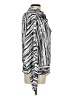 MICHAEL Michael Kors 100% Polyester Animal Print Silver Long Sleeve Blouse Size L - photo 4