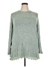 Cactus + Pearl Marled Green Pullover Sweater Size XXL - photo 1