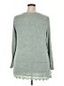 Cactus + Pearl Marled Green Pullover Sweater Size XXL - photo 2
