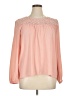 Simply Styled 100% Polyester Pink Long Sleeve Blouse Size XL - photo 1