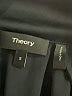 Theory 100% Polyester Black Short Sleeve Blouse Size S - photo 6