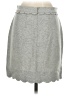 Club Monaco Solid Gray Wool Skirt Size 2 - photo 2