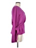 Atlein Collective 100% Polyester Purple Long Sleeve Blouse Size 6 - photo 4