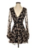 Saints + Secrets 100% Polyester Floral Black Cocktail Dress Size S - photo 1