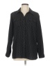 Elementz Polka Dots Black Long Sleeve Blouse Size L - photo 1