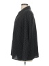 Elementz Polka Dots Black Long Sleeve Blouse Size L - photo 5