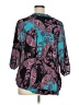 Lane Bryant 100% Polyester Paisley Teal 3/4 Sleeve Blouse Size 14 - 16 Plus - photo 2