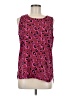 Halogen 100% Polyester Pink Sleeveless T-Shirt Size M - photo 1