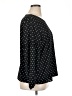 Elle Polka Dots Black Long Sleeve Blouse Size XL - photo 4