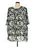 JunaRose 100% Polyester Silver Short Sleeve Blouse Size 18 - photo 1