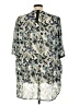 JunaRose 100% Polyester Silver Short Sleeve Blouse Size 18 - photo 2