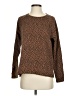 Lou & Grey for LOFT Animal Print Brown Pullover Sweater Size S - photo 1