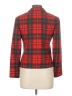 Pendleton 100% Virgin Wool Plaid Red Wool Blazer Size 12 - photo 2