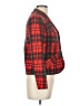 Pendleton 100% Virgin Wool Plaid Red Wool Blazer Size 12 - photo 4