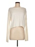 Topshop Ivory Long Sleeve Top Size 8 - photo 1