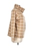 J.Crew Factory Store 100% Polyester Plaid Tan Turtleneck Sweater Size L - photo 4